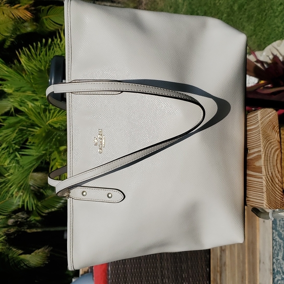 Coach Handbags - Coach City Zip Tote in Chalk F58846
